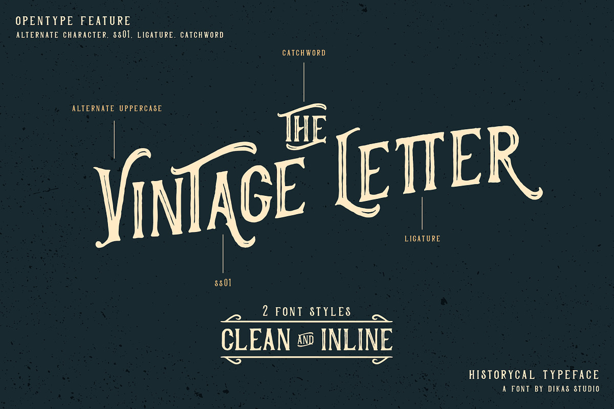 Historycal - 2 Font Styles preview 2