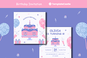 Birthday Celebration Canva Template, a Templates & Theme by TemplateCastleStore (Thumbnail 1 of 7)