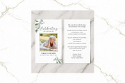 Funeral Prayer Card Canva FR007, a Card Template by TyphoonStudio (Thumbnail 1 of 6)