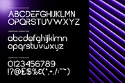 Berenoer – Futuristic Typeface, a Sans Serif Font by Vadovastd (Thumbnail 9 of 10)
