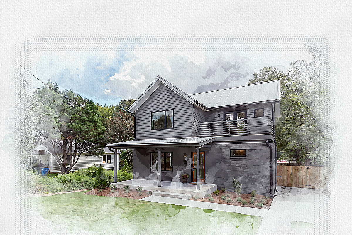 Digital House Painting Art Creator, an Action Add-On by MRI STUDIO (Photo 21 of 29)