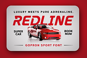 Gopron - Modern Sporty Font, a Sans Serif Font by Sronstudio (Thumbnail 4 of 18)
