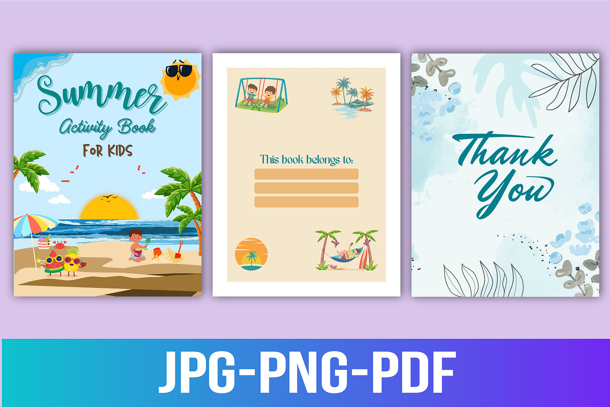 Summer Activity Book for Kids preview 5