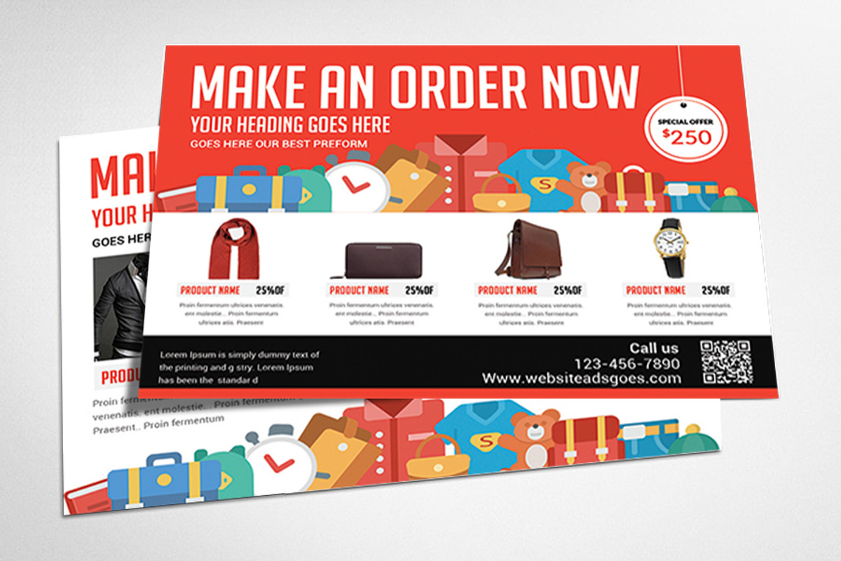 Product Postcard, a Card Template by AfzaalGraphics (Photo 1 of 4)