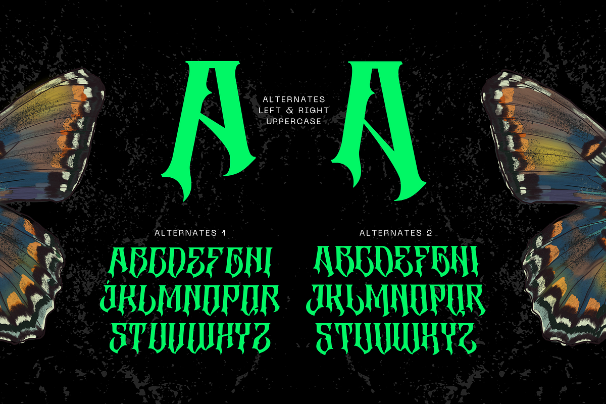Blackletter Logo Font - Altar Gothic, a Blackletter Font by Nirmana Visual (Photo 7 of 10)