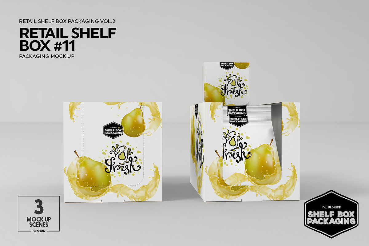 Retail Shelf Box 11 Packaging Mockup, a Packaging Mockup by INCDesign (Photo 7 of 9)