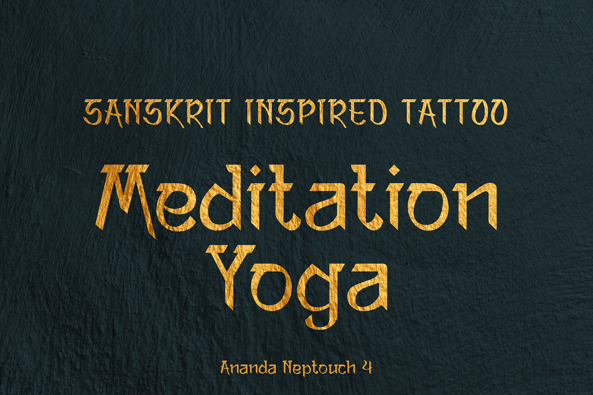 Ananda Neptouch 4 - Font, a Font by aannda (Photo 6 of 10)