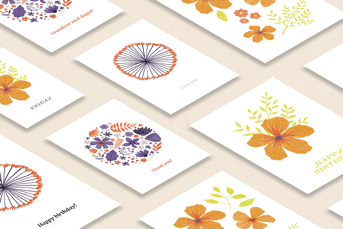 Blooming Botanics: flower graphics, a Decorative Illustration by Littlefield Design (Photo 4 of 8)