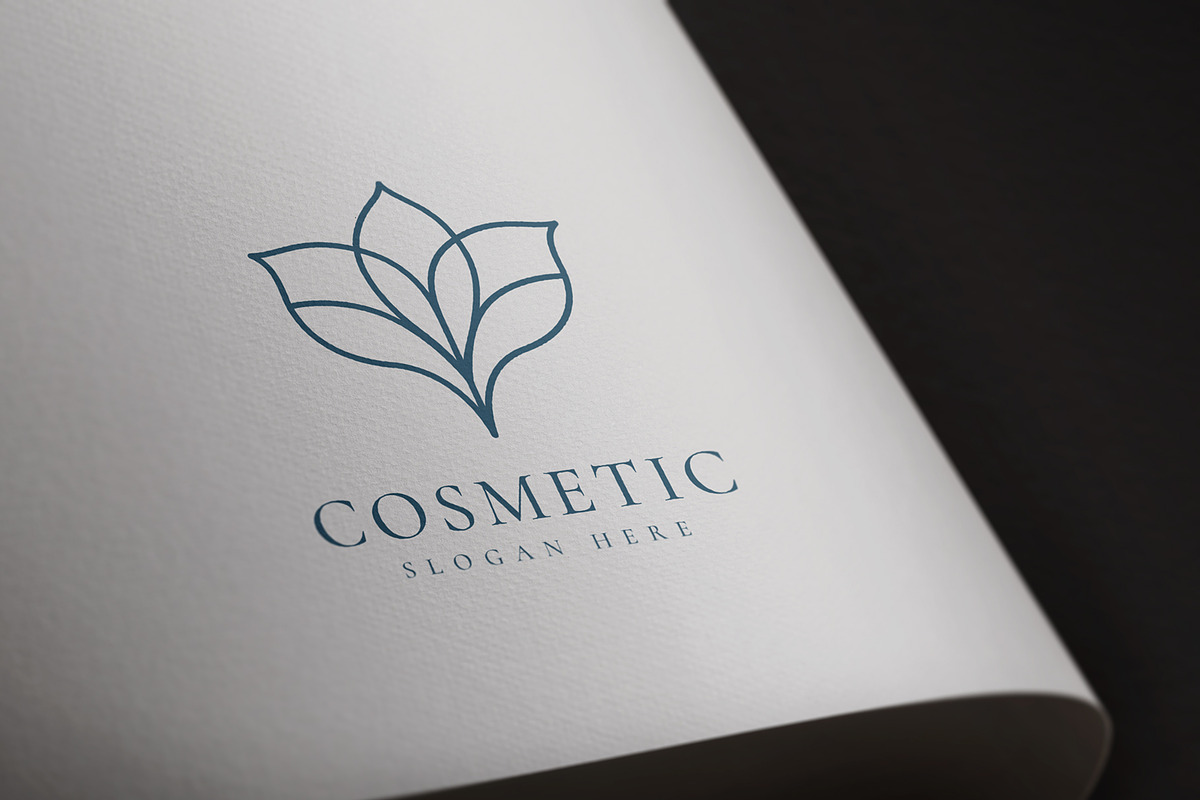 Beauty Flower Cosmetic Logo Template, a Branding & Logo Template by HueNestify (Photo 3 of 3)