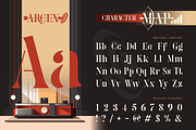 Arcex, a Serif Font by Burntilldead (Thumbnail 2 of 15)
