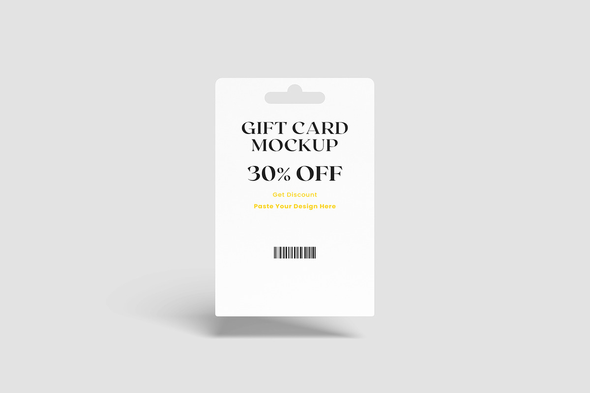 Gift Card Mockup, a Product Mockup by AnasStudio (Photo 3 of 5)