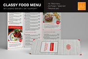 Classy Food Menu, a Brochure Template by Luuqas Design (Thumbnail 4 of 8)