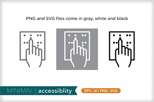 Minimal Accessibility Icons