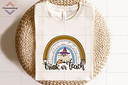 Rainbow Trick Or Teach Sublimation, a Decorative Illustration by DiamondShop (Thumbnail 6 of 7)
