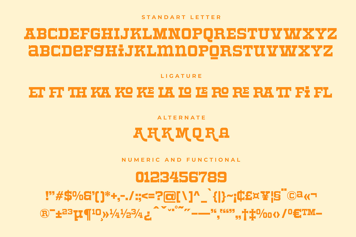 Roger Display Retro Western Font, a Serif Font by RantautypeStudio (Photo 15 of 15)