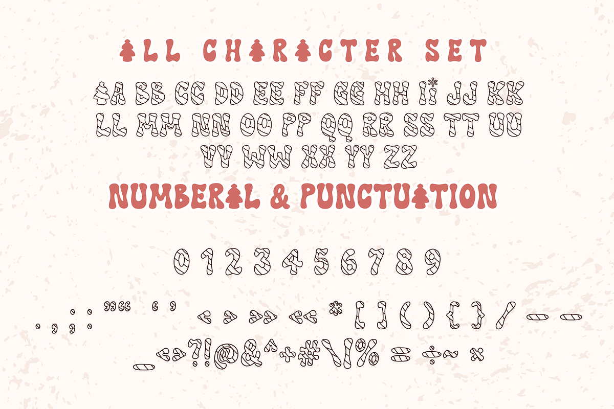 Christmas Journey is cute trio font, a Handwritten Font by Brown Cupple (Photo 7 of 8)