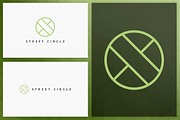 20 Circle geometric logos - outline, a Branding & Logo Template by VP Fonts (Thumbnail 4 of 21)