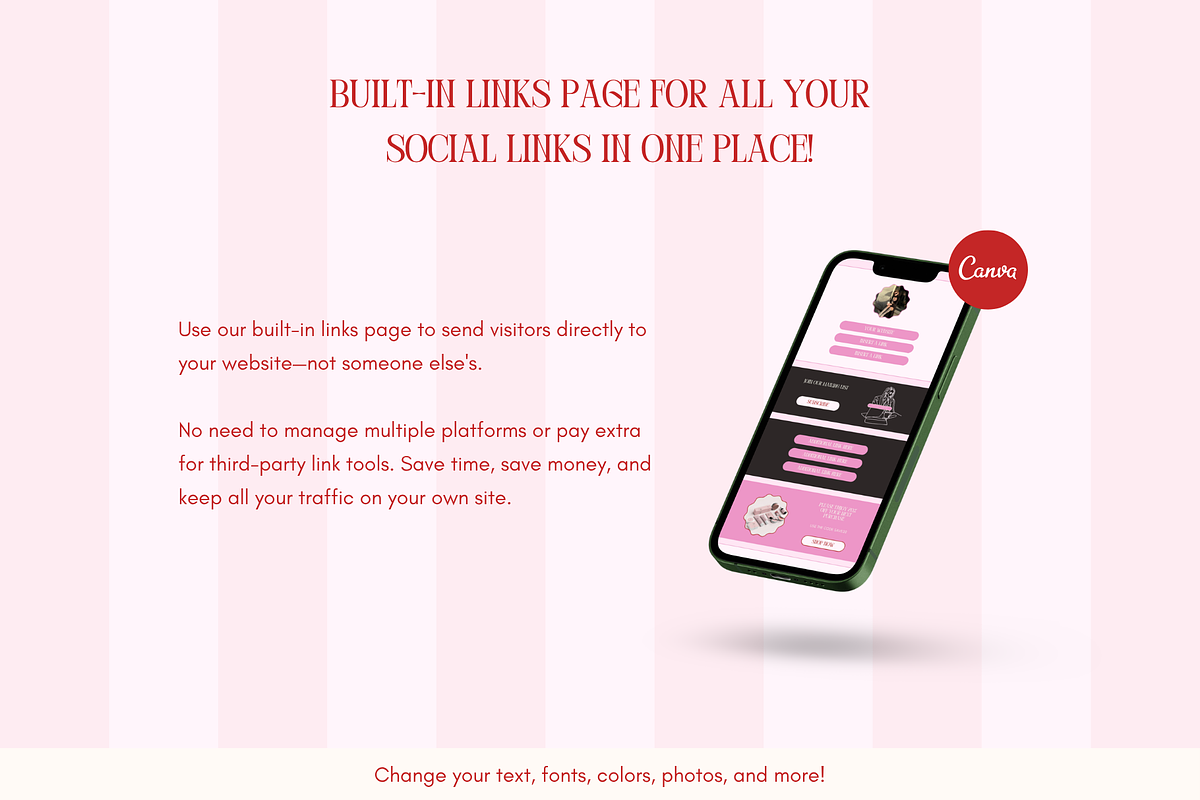 UGC Portfolio Canva Website Template, a Landing Page Template by GlamWebDesigns (Photo 4 of 8)