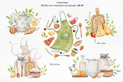 Cottage Kitchen Watercolor, a Decorative Illustration by Anna Druzhkova (Thumbnail 7 of 36)