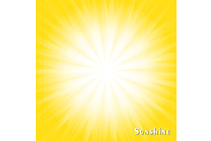White light spread from the center
