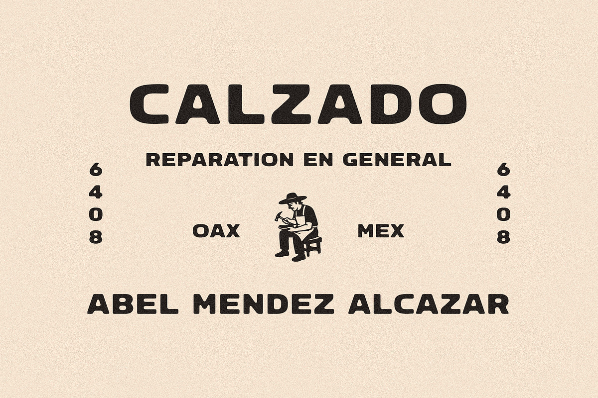 CALZADO Font, a Sans Serif Font by TONA Fonts (Photo 1 of 5)