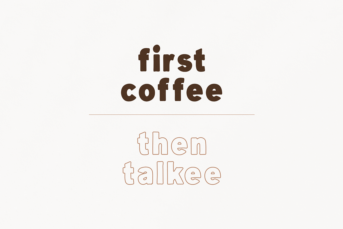 Minerva Handwritten typeface, a Sans Serif Font by VP Fonts (Photo 5 of 11)