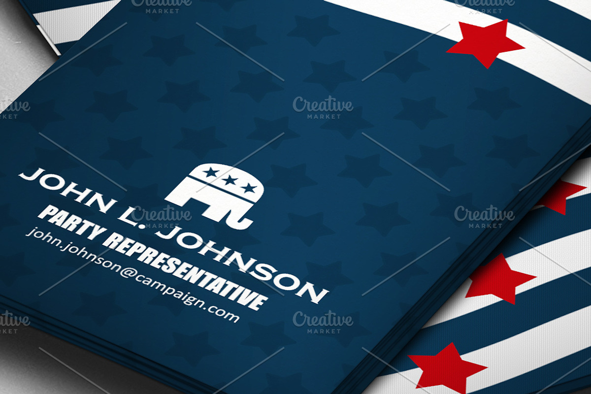 American Politics, a Business Card Template by Digital Art Creations (Photo 2 of 4)