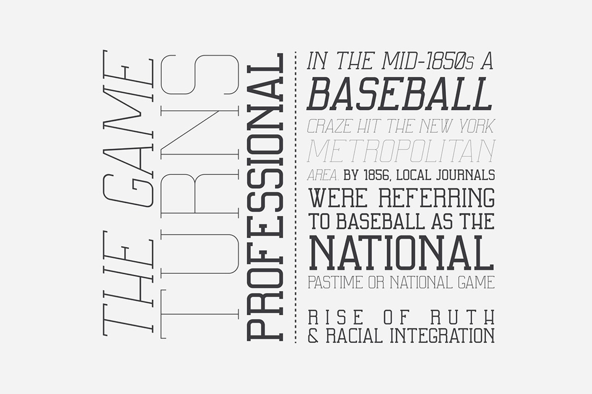 Ballege Typeface preview 2