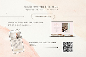 Wix Website Template - Boho Coach