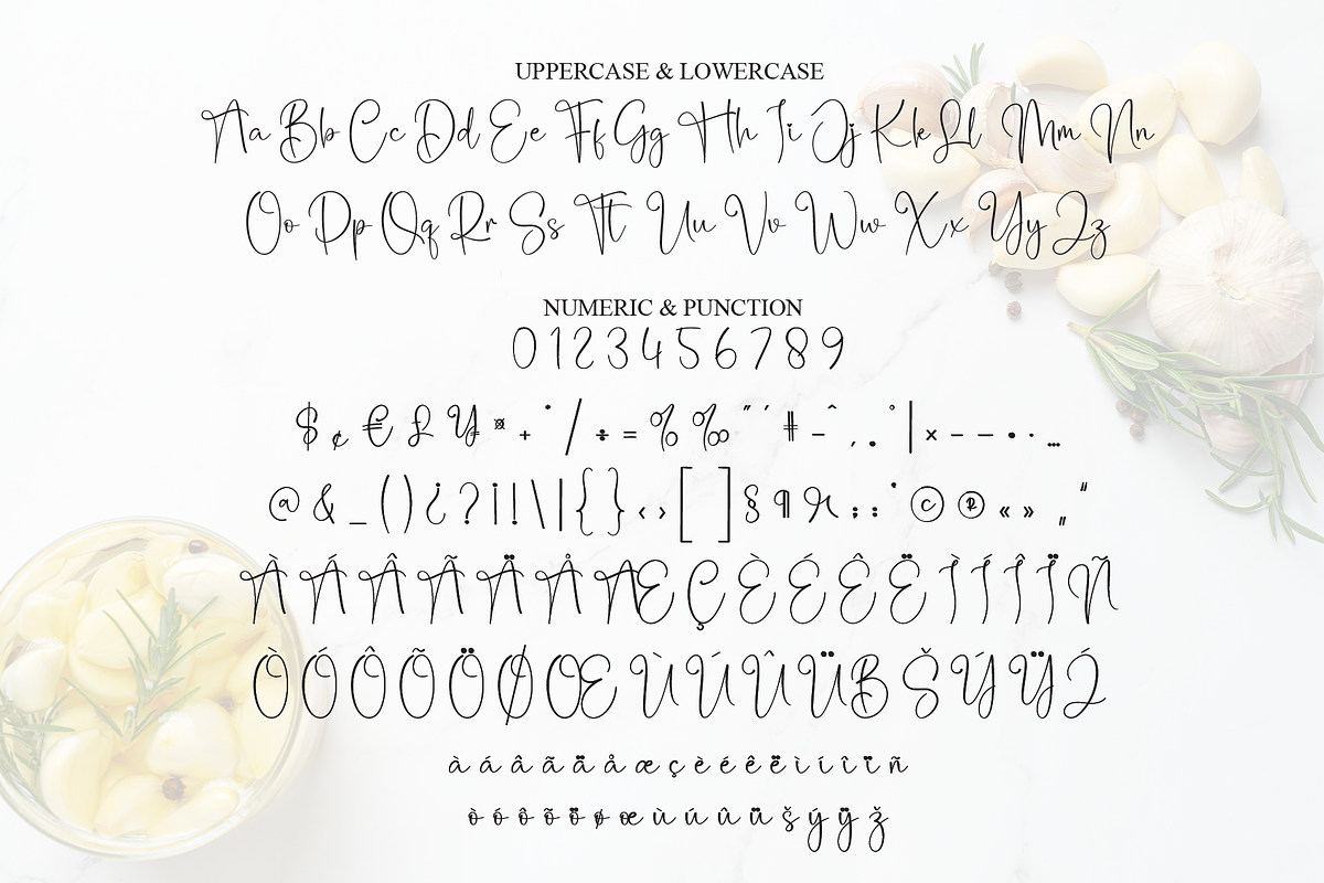 Butter Garlic | Script Font, a Handwritten Font by Scratchones (Photo 7 of 9)