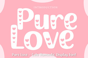Pure Love, a Handwritten Font by Wow Magic