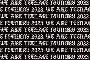 TF Caredog, a Blackletter Font by TeenageFoundry (Thumbnail 8 of 10)