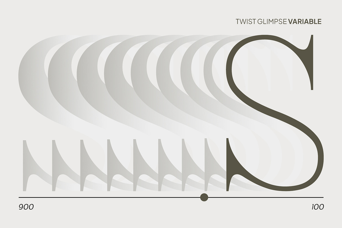 Twist Glimpse, a Font by din-studio.com (Photo 6 of 16)