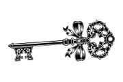 Ornamental Vintage Key SVG Bundle, an Illustration by Gaye Art (Thumbnail 21 of 31)