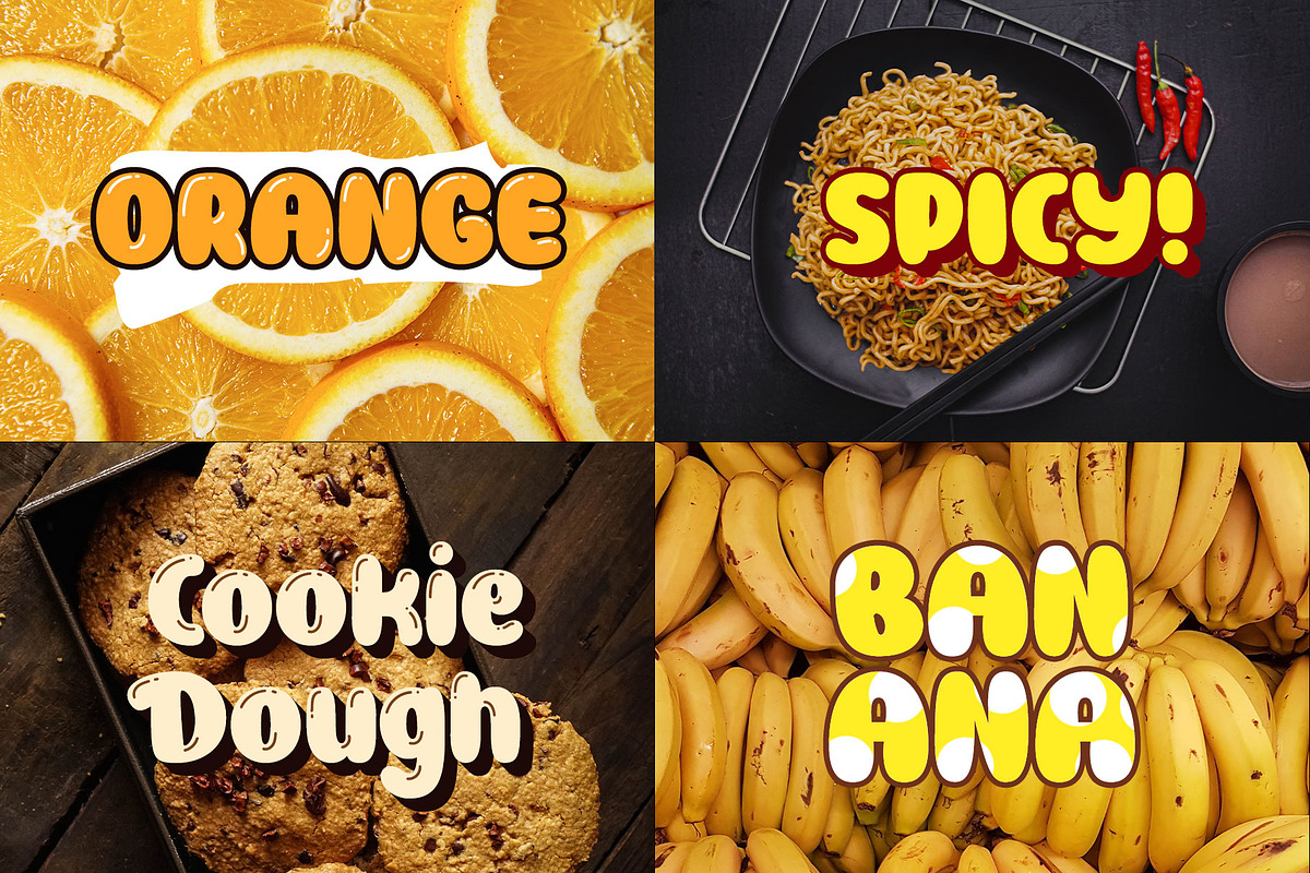 Baloon Everyday - Layered Font, a Sans Serif Font by Arterfak Project (Photo 12 of 13)