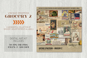 Vintage Ephemera - Grocery 2