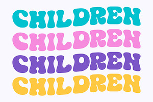 Apple Peach Playful Bubble Font