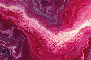 Colorful abstract painting with pink, a Photo by Pavel_design