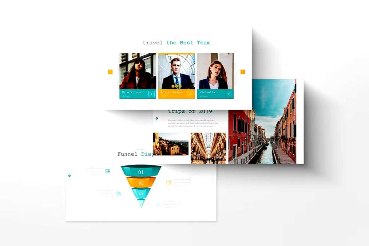 Travel PowerPoint Template, a Presentation Template by PaperMoon (Photo 5 of 6)