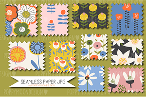 Flower Garden Pattern Bundle