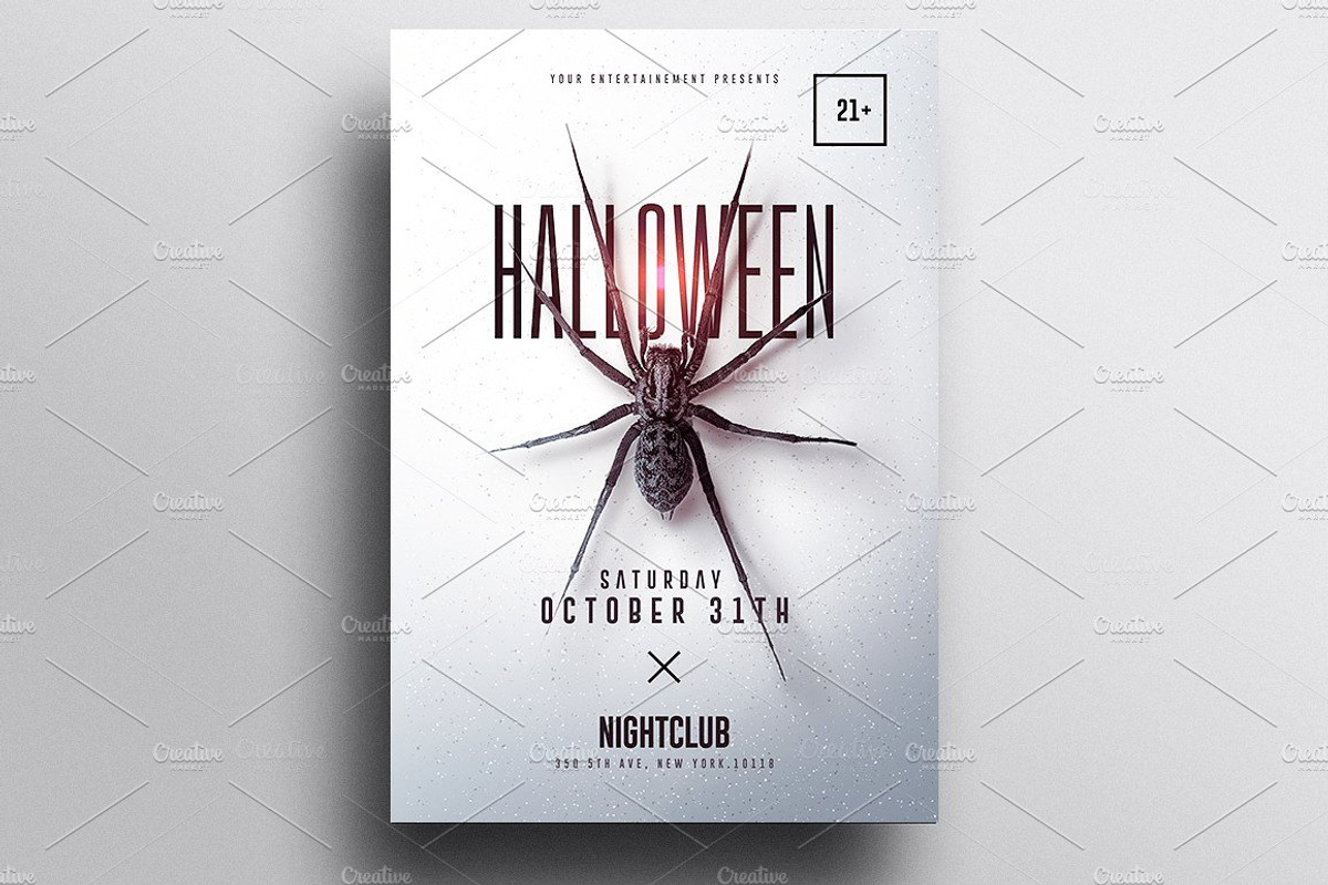 03 Halloween Bundle Minimalist Flyer, a Flyer Template by Rome B Creation (Photo 4 of 4)