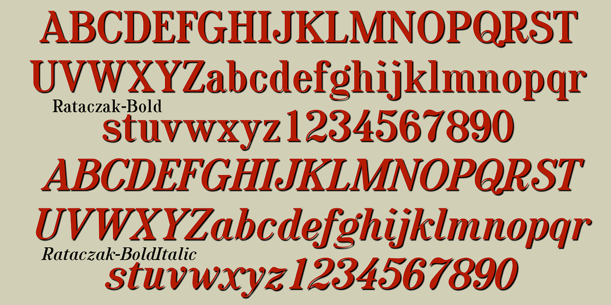 Rataczak, a Serif Font by Ingrimayne Type (Photo 9 of 10)