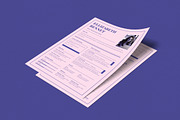 Modern Simple Resume, a Resume Template by graphicook (Thumbnail 2 of 3)