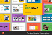 Plumber Service Deck Powerpoint, a Presentation Template by Fit-tee (Thumbnail 1 of 2)