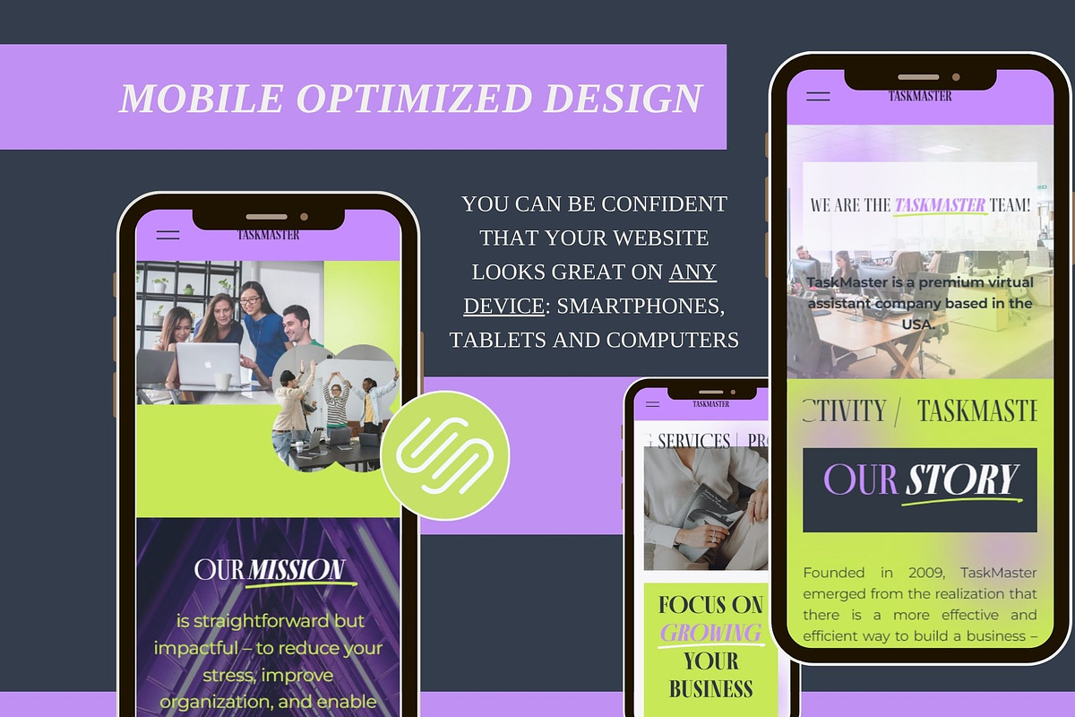 Squarespace 7.1 Website Template preview 7