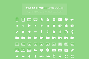 240 Beautiful Web Icons