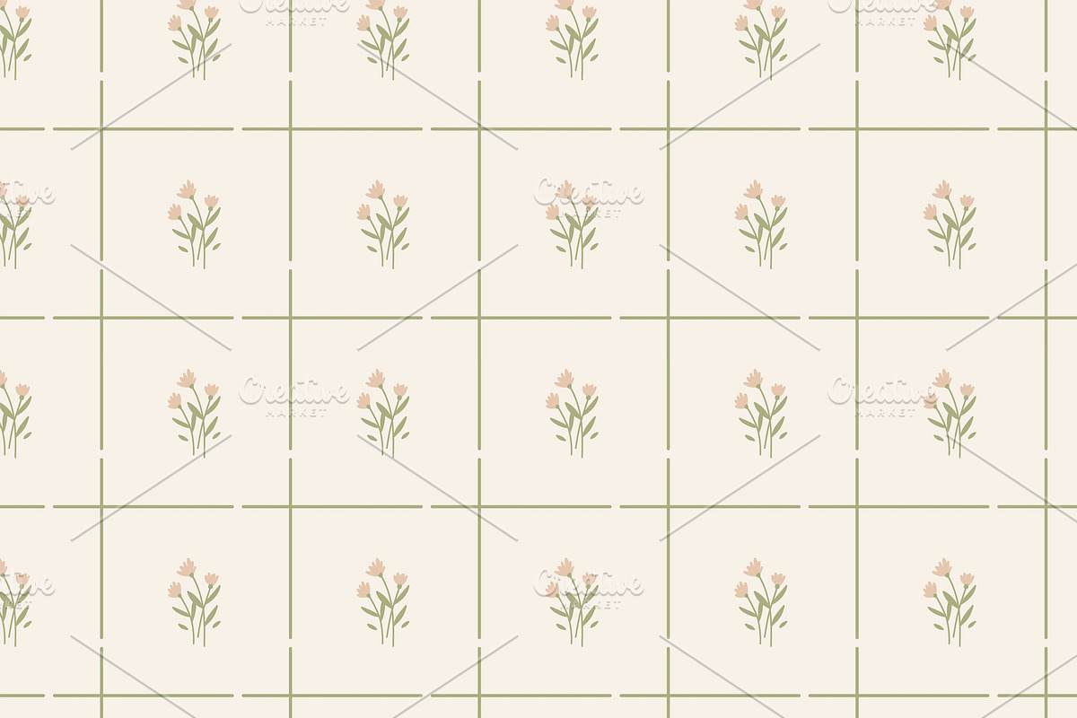 Romantic Geometry patterns, a Pattern Graphic by Lyolya Profitrolya (Photo 3 of 9)