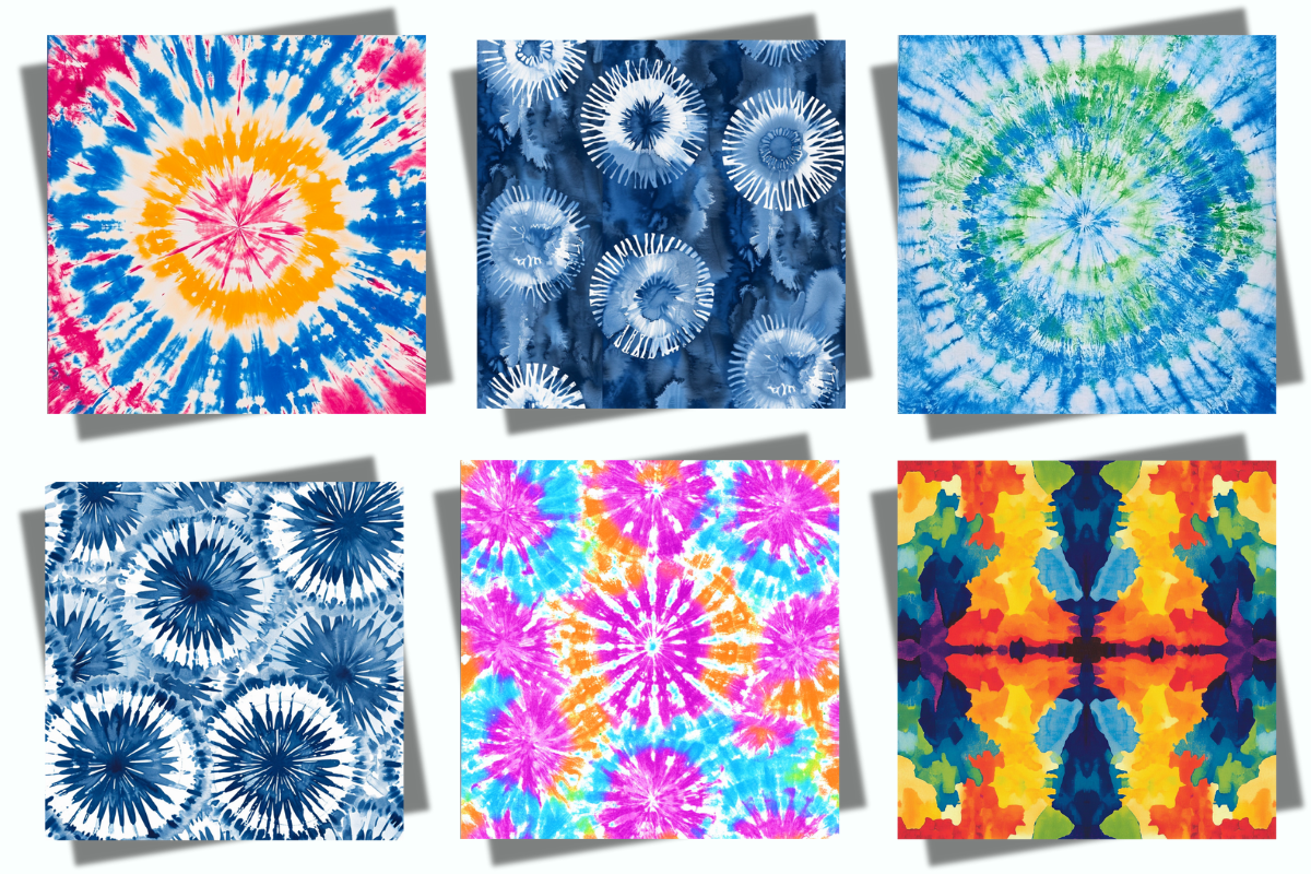 Tie Dye Paper Pack, a Wallpaper Graphic by Delta Designs (Photo 2 of 4)