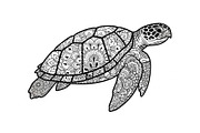 Mandala Sea Turtle SVG Bundle, an Illustration by yasushie (Thumbnail 23 of 31)