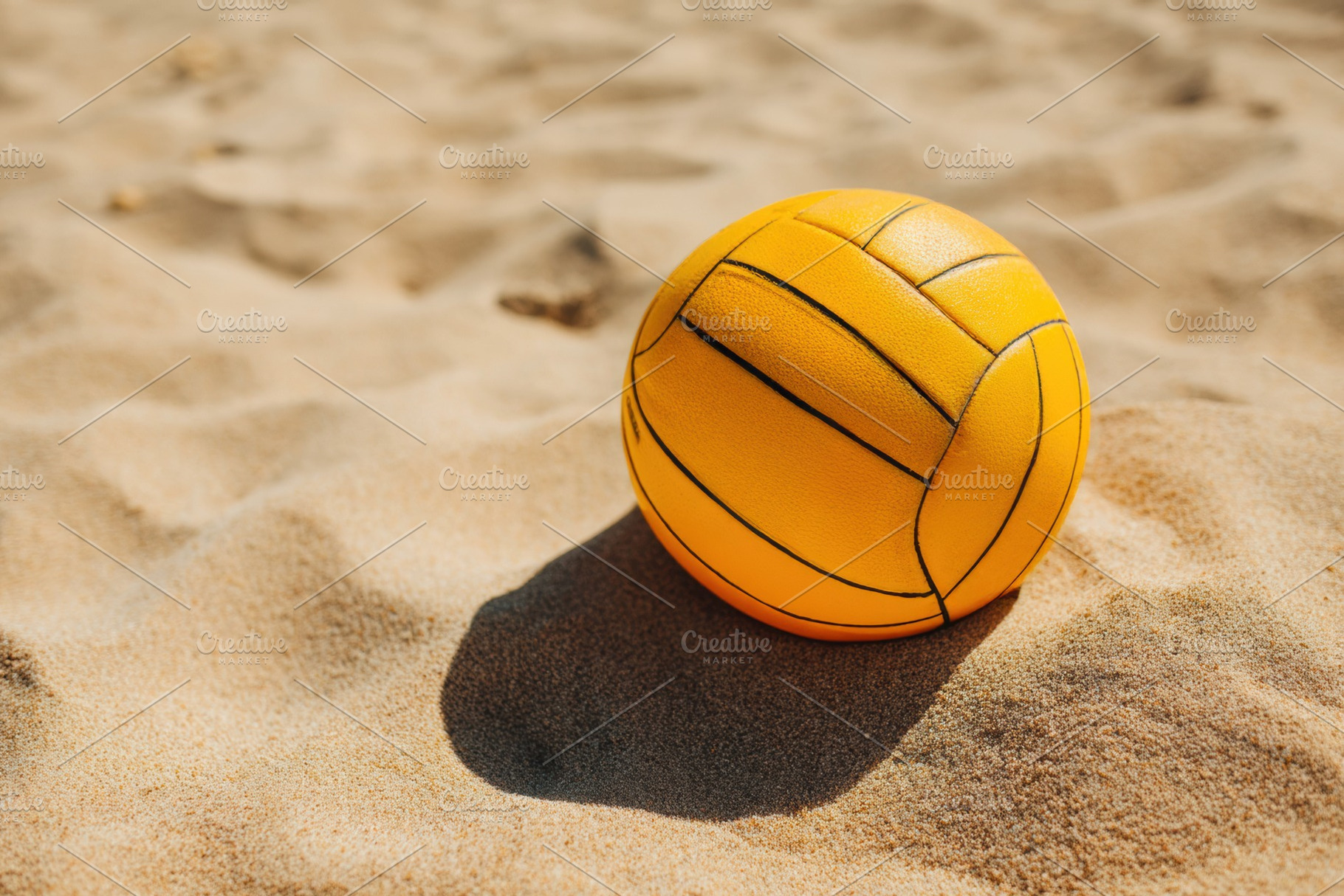 Beach volleyball on sand, a Sports & Recreation Photo by Virgo Studio